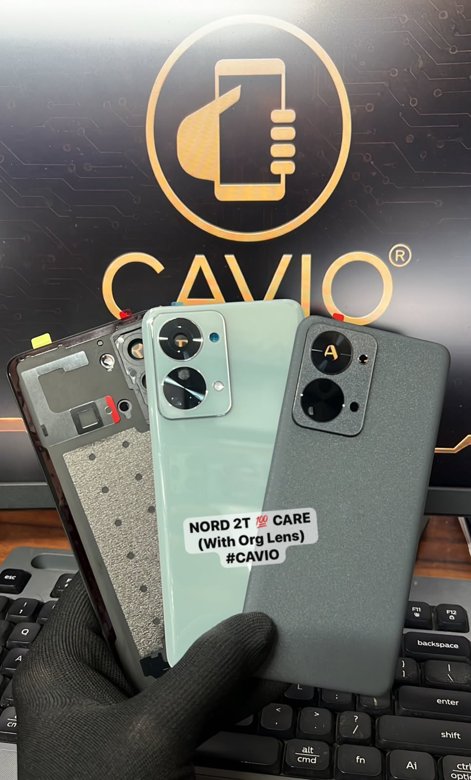 Orignal Back Panel With Lens & Gasekit
