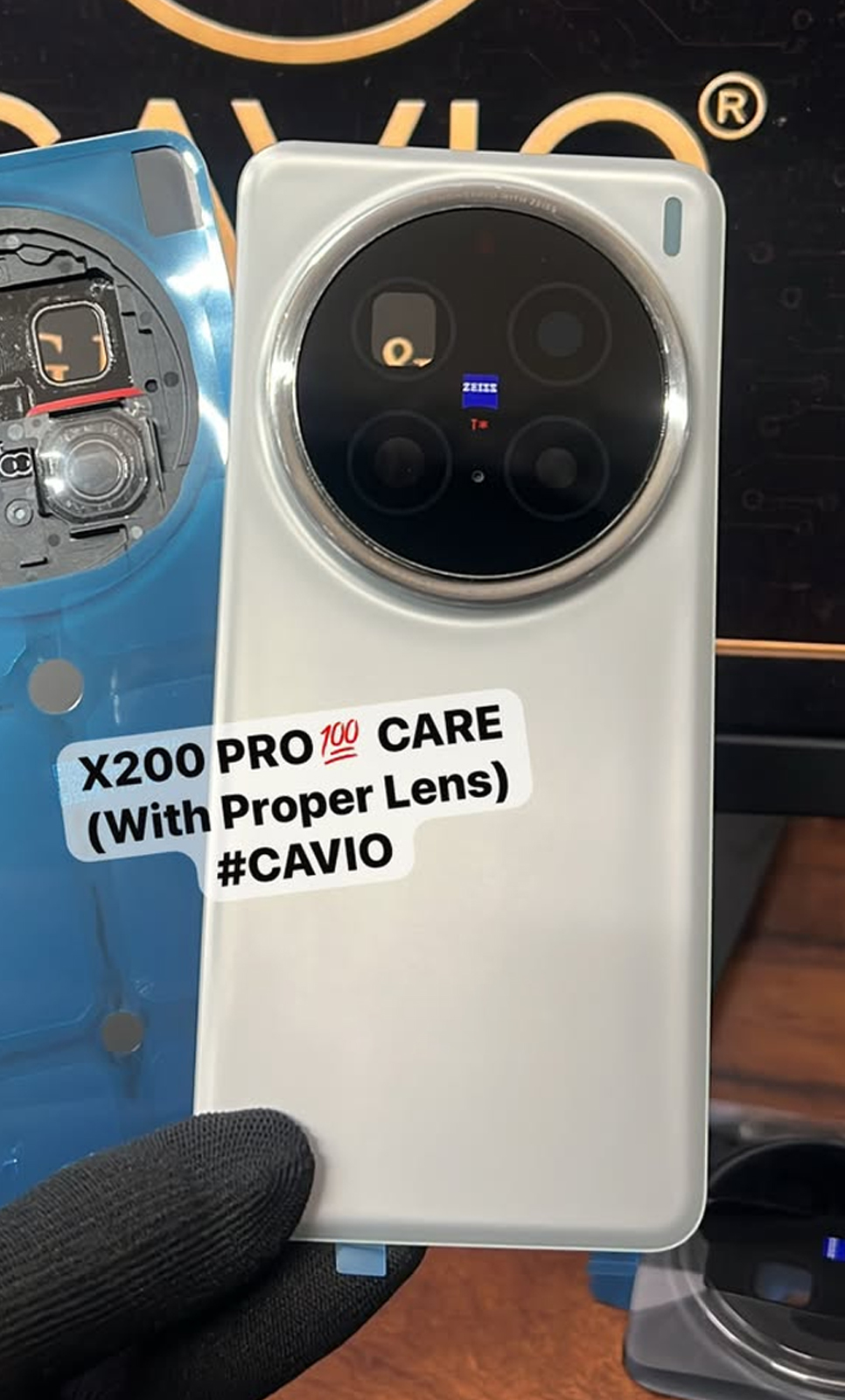 Orignal Back Panel With Lens & Gasekit