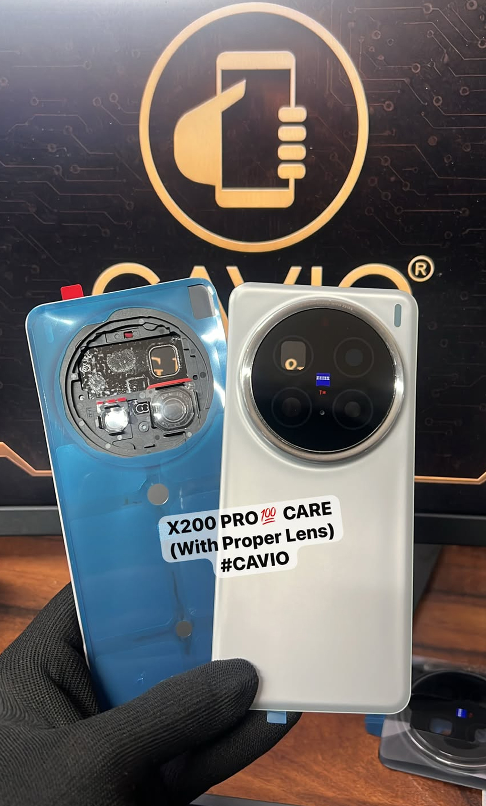 Orignal Back Panel With Lens & Gasekit
